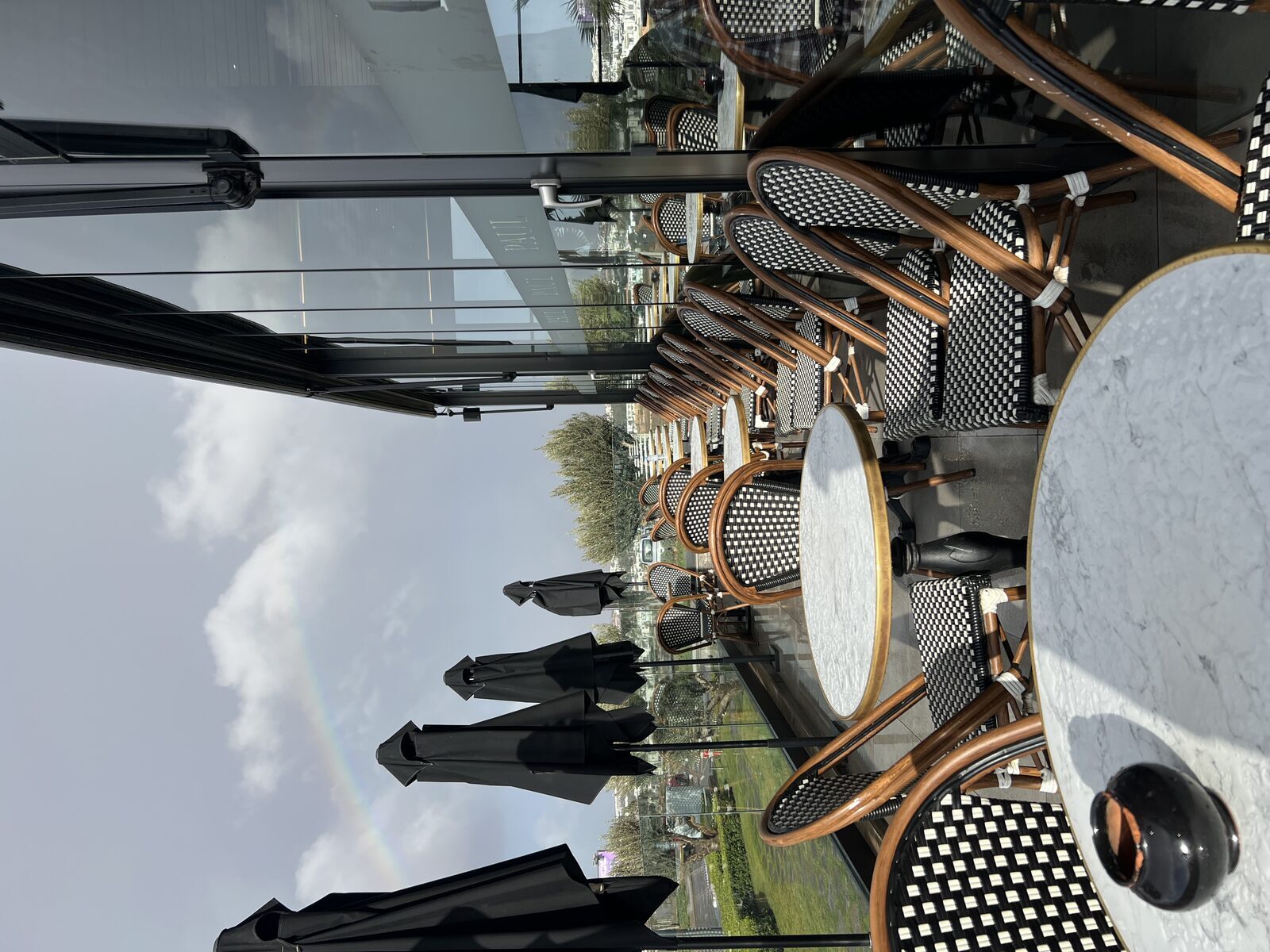 Restaurant terrace